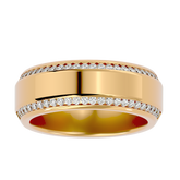Leonardo Diamond Mens Ring